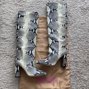 Paris Texas snake boots